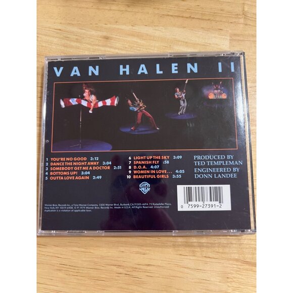 Van Halen II CD Album Classic Rock 1979 Warner Bros Records - Picture 4 of 4